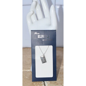 EFFY SHOPPING AT SEA CHARM SILVER NECKLACE BLUE STONE CRUISE NEW IN PACKAGING